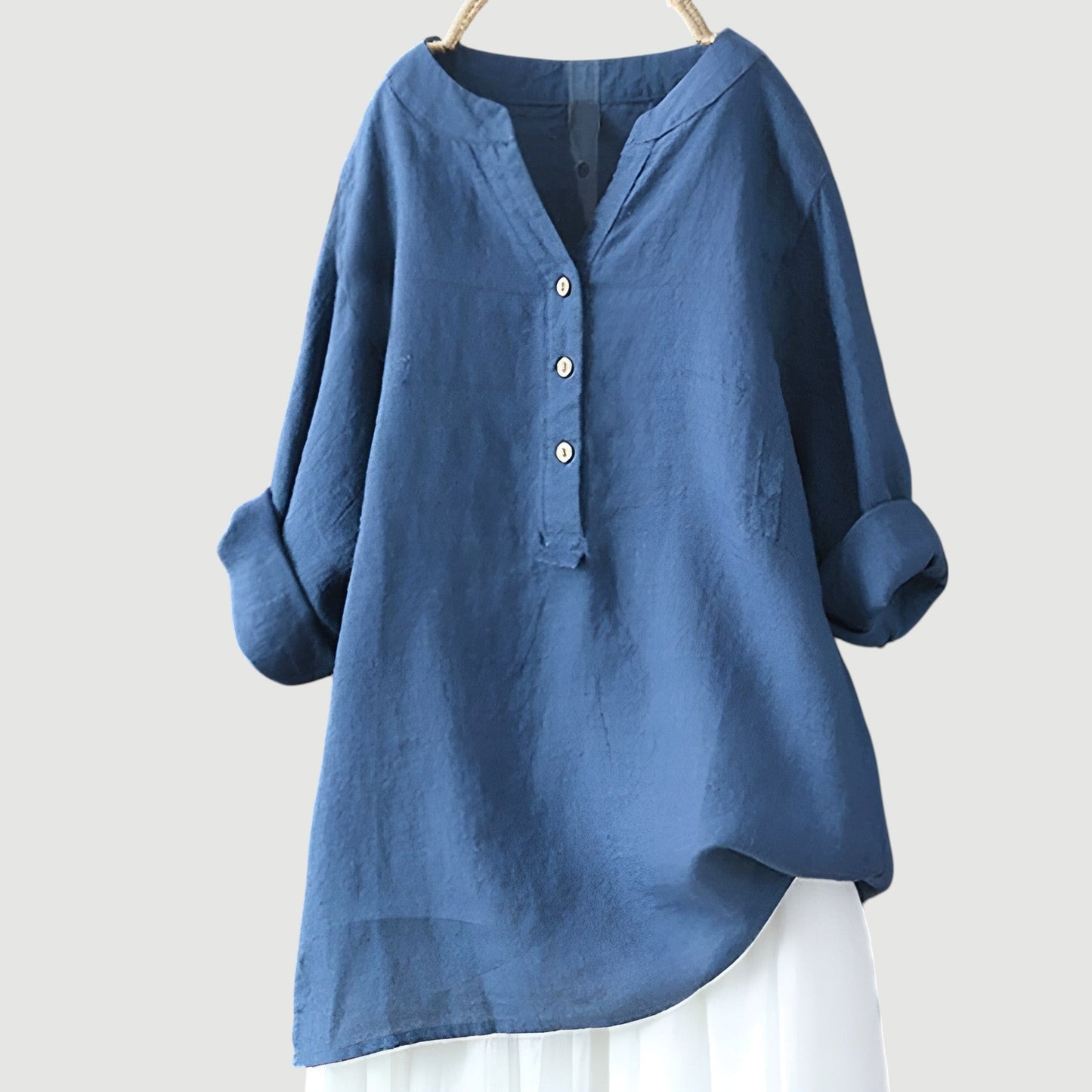 Karin™ | Luchtige Blouse met Knopen