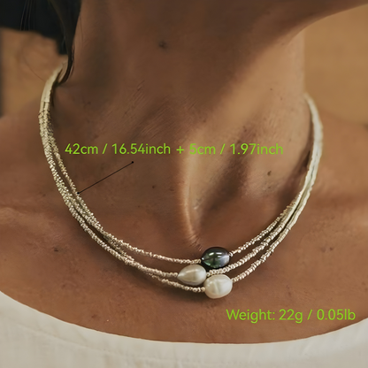 Vintage Zoetwaterparelketting