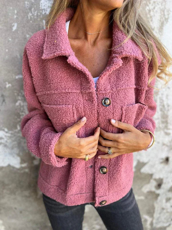 Zoë™ | Elegant Jack met Revers – Warm & Stijlvol
