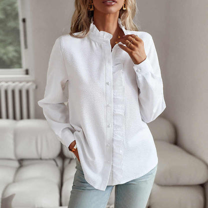 Roos™ | Blouse met Roesdetails