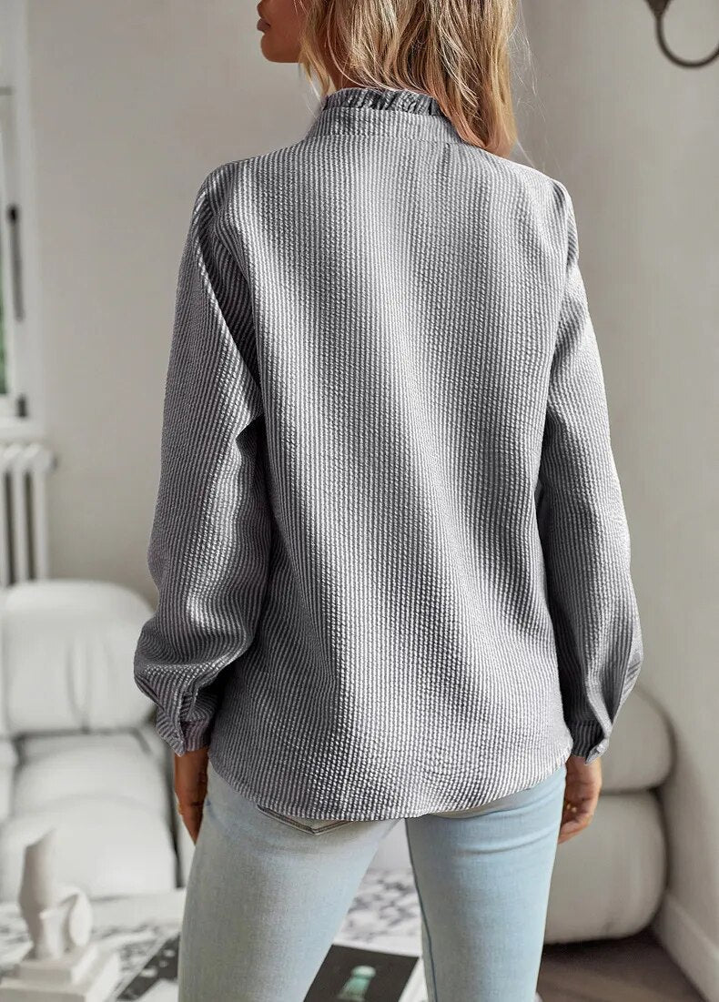 Roos™ | Blouse met Roesdetails