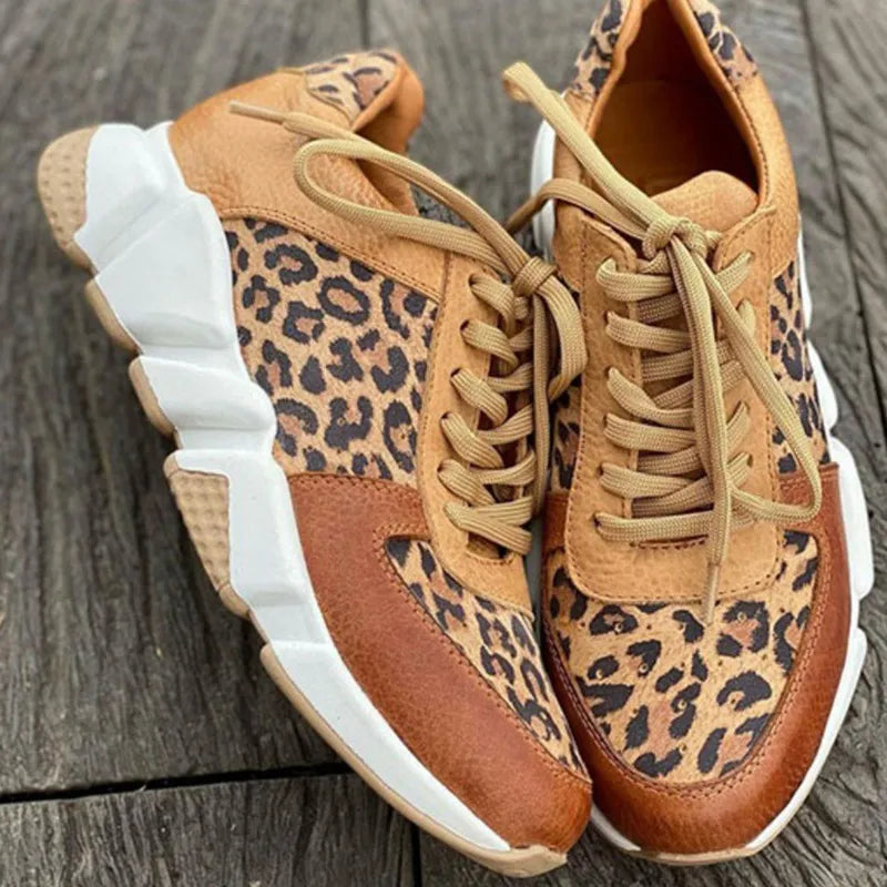 Amber™ | Stijlvolle & Comfortabele Leopard Sneakers