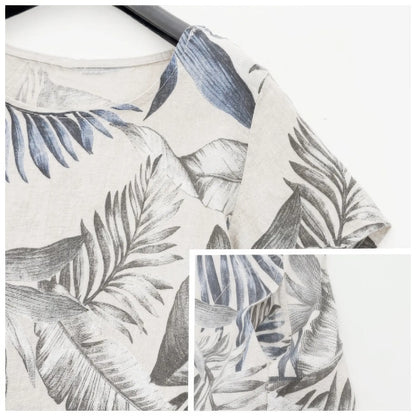 Fenna™ | Zomerjurk Met Ronde Hals, Zakjes, Bladrijke Elegantie