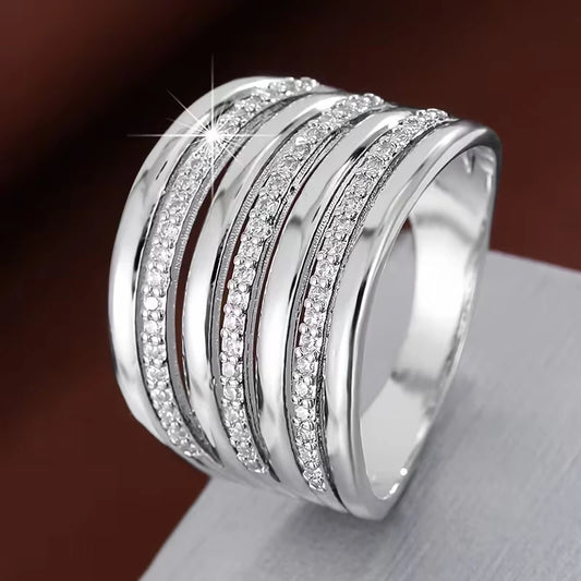 One – Minimalistische Multi-layer Damesring