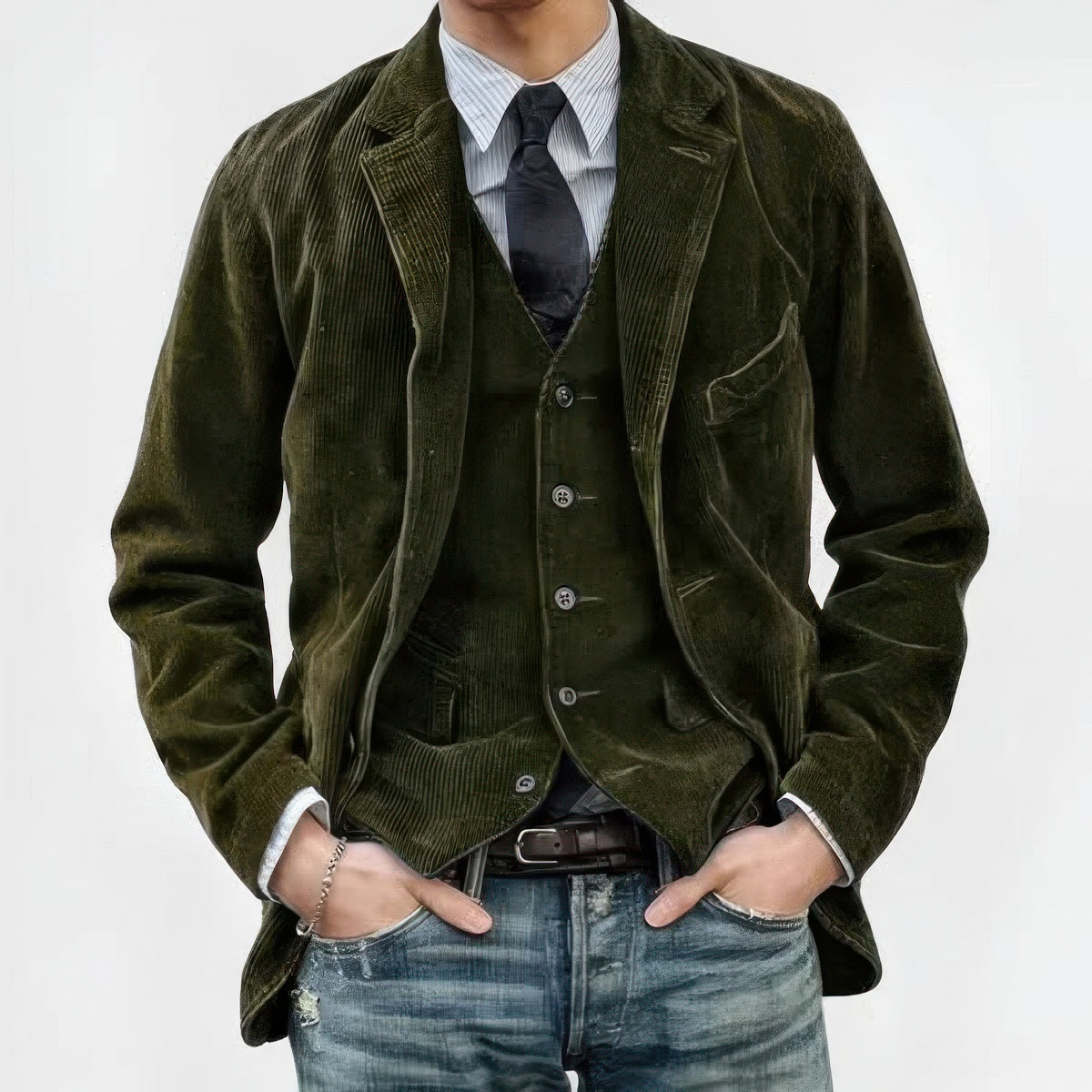 LEONARDO™ | RETRO STIJLVOLLE JAS & GILET