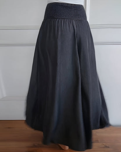 Yara™ | Luchtige damesbroek met elastische taille en diepe zakken