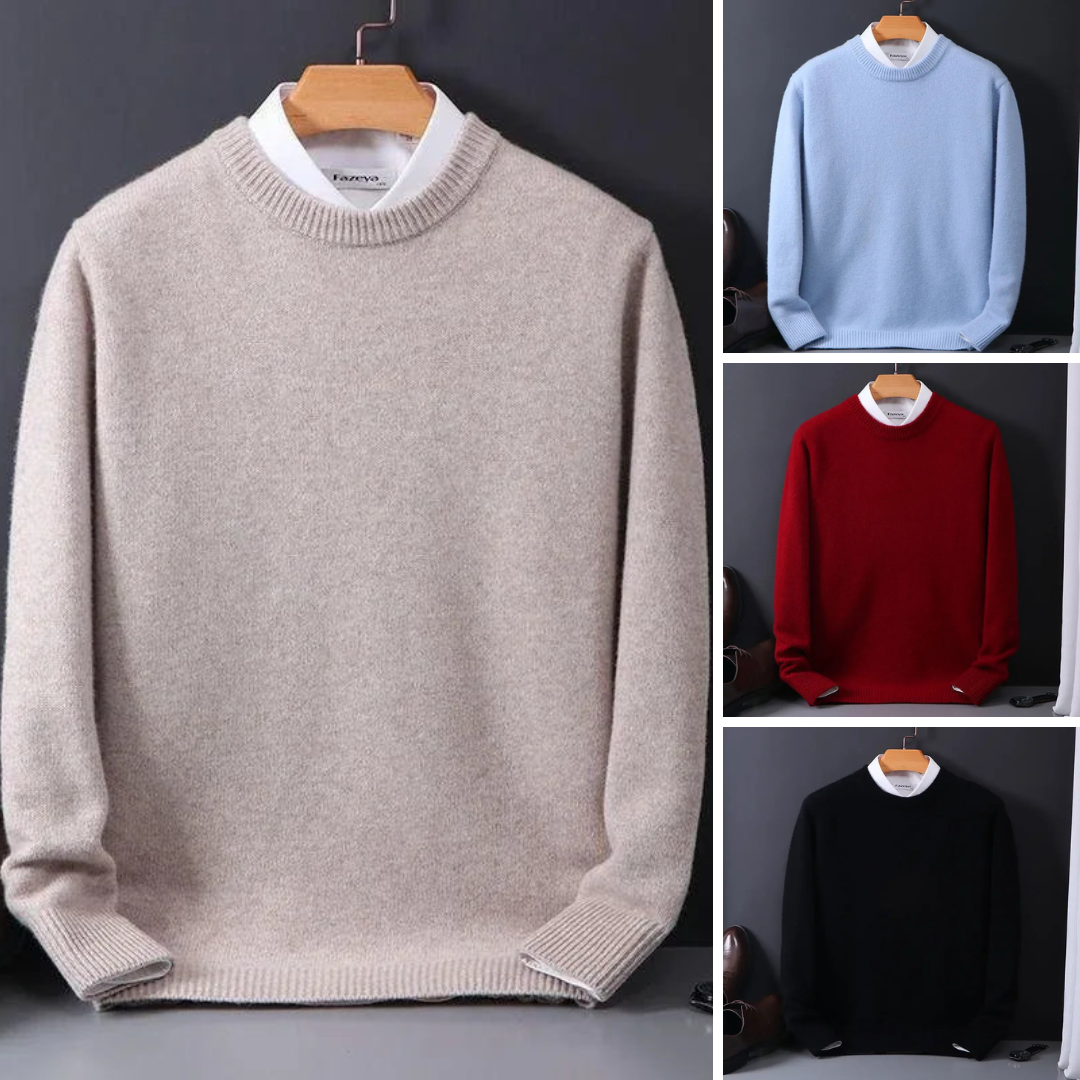 Floris™ | Luxe Cashmere Pullover – Zacht, Warm & Stijlvol