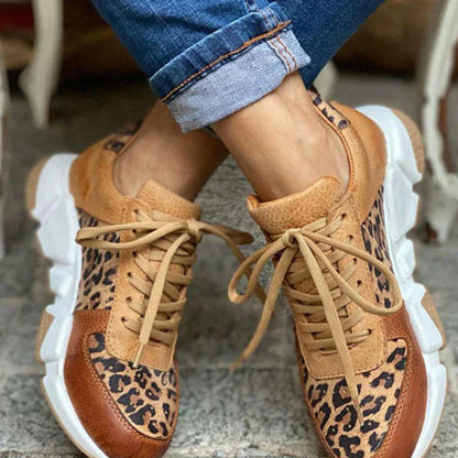 Amber™ | Stijlvolle & Comfortabele Leopard Sneakers