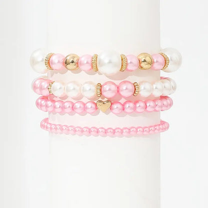 Liefdevolle Parelarmband™ – Set van 4