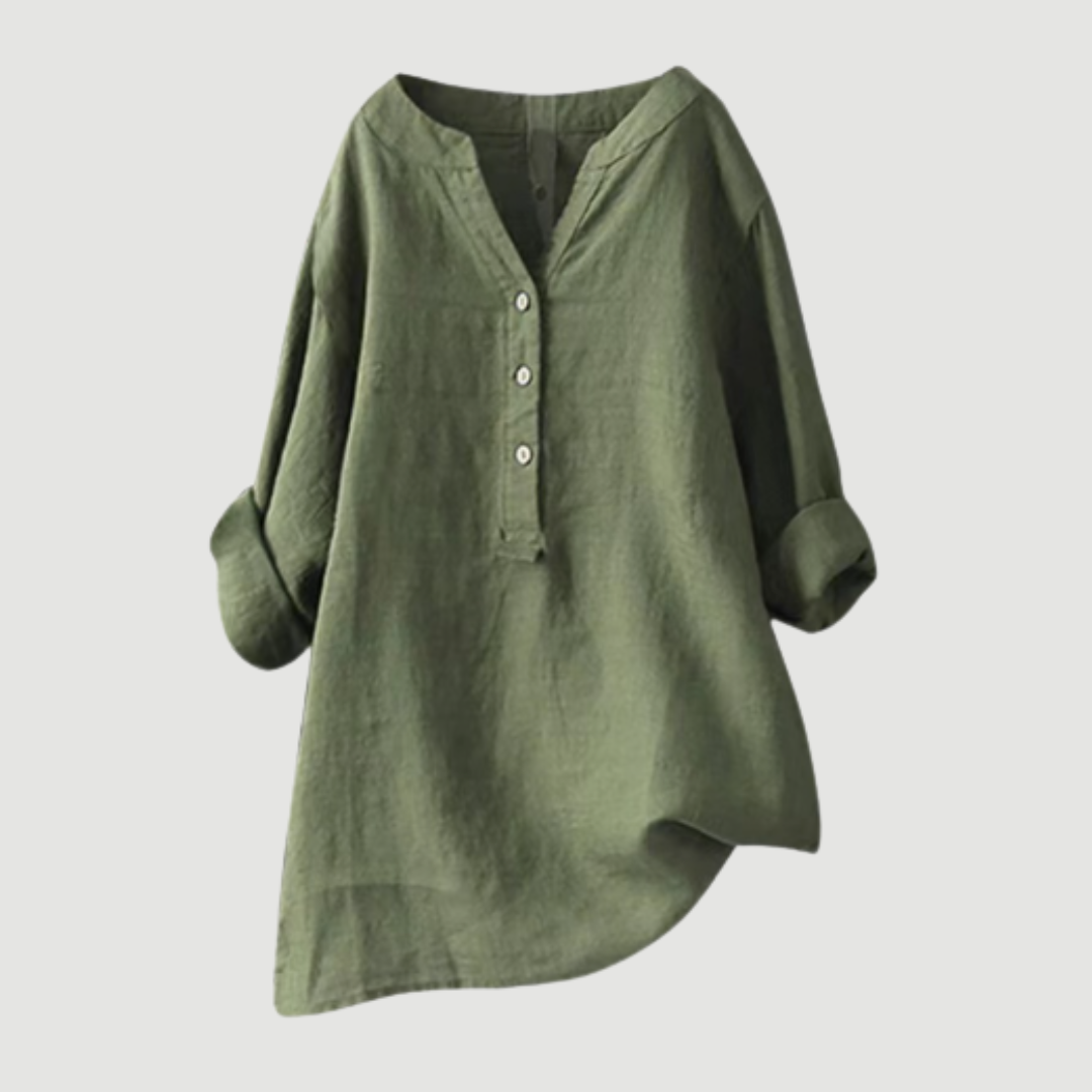 Karin™ | Luchtige Blouse met Knopen