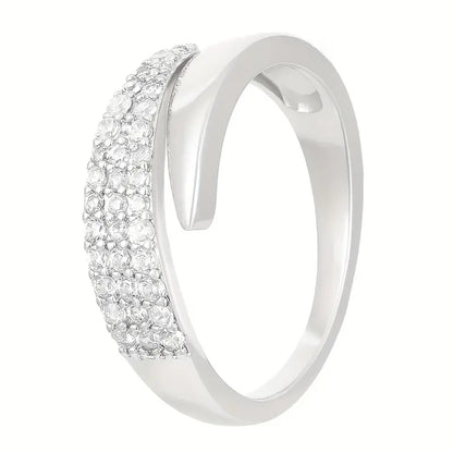 Elegante Gouden Ring met Fonkelstenen