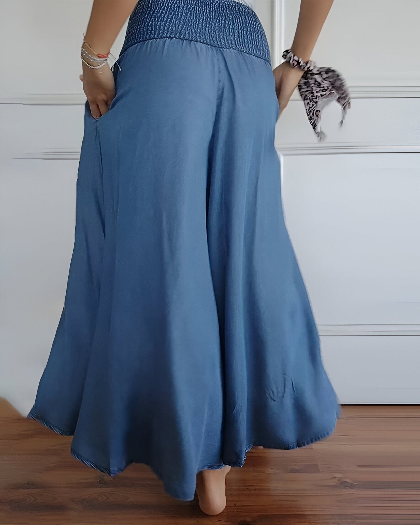 Yara™ | Luchtige damesbroek met elastische taille en diepe zakken
