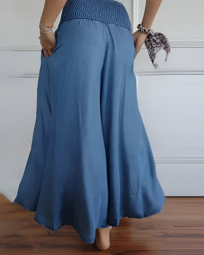 Yara™ | Luchtige damesbroek met elastische taille en diepe zakken