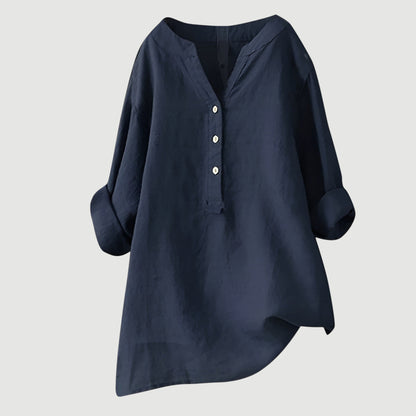 Karin™ | Luchtige Blouse met Knopen