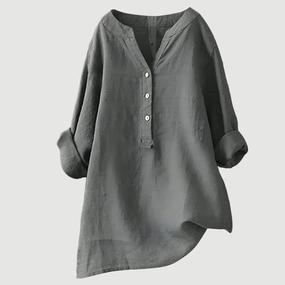 Karin™ | Luchtige Blouse met Knopen