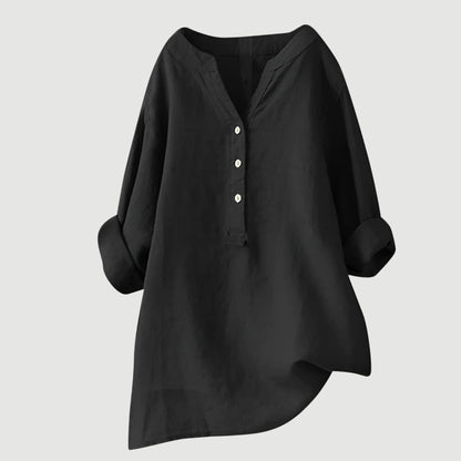 Karin™ | Luchtige Blouse met Knopen