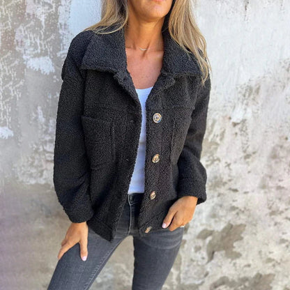 Zoë™ | Elegant Jack met Revers – Warm & Stijlvol