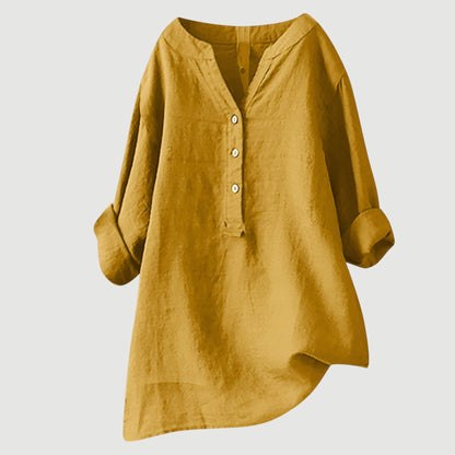 Karin™ | Luchtige Blouse met Knopen